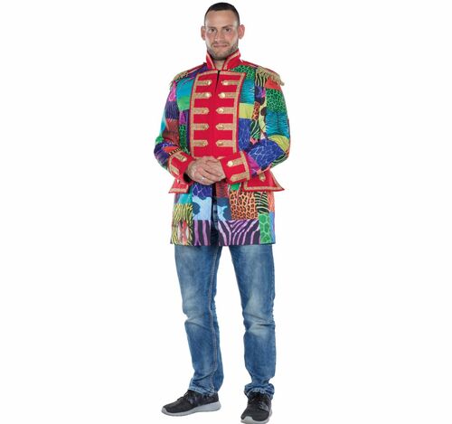 Garde Kost�m Patchwork-Jacke bunt f�r Herren
