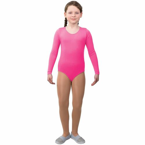 Body pink Langarmbody f�r Damen und Kinder 