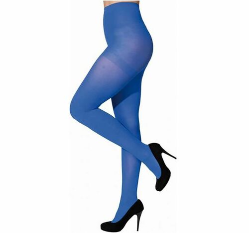 Strumpfhose blau blickdicht f�r Damen & Kinder
