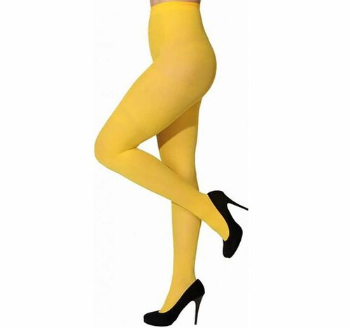 Strumpfhose gelb blickdicht f�r Damen & Kinder