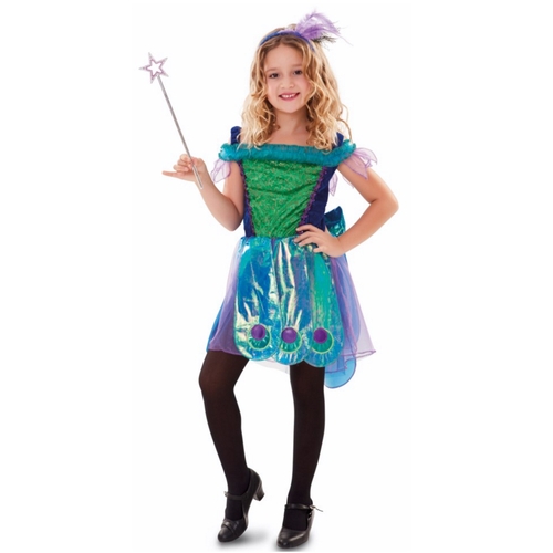 Pfau Kost�m Lisa f�r Kinder