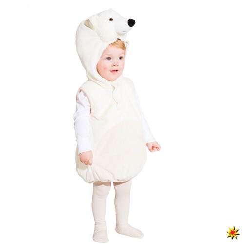 Eisb�r Kost�m kleiner Lars f�r Kinder