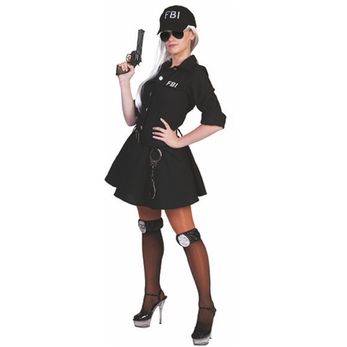 FBI Kost�m flotte FBI Agentin Polizistin f�r Damen