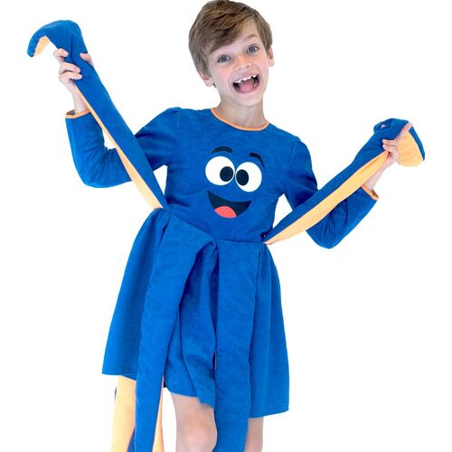 Octopus Kost�m Krake blau f�r Kinder