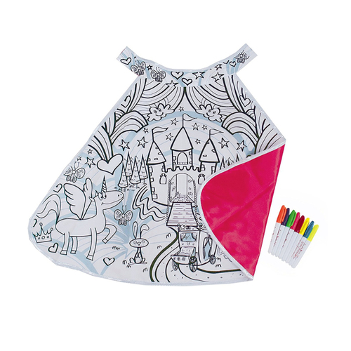DIY Ausmal Umhang Prinzessin f�r Kinder