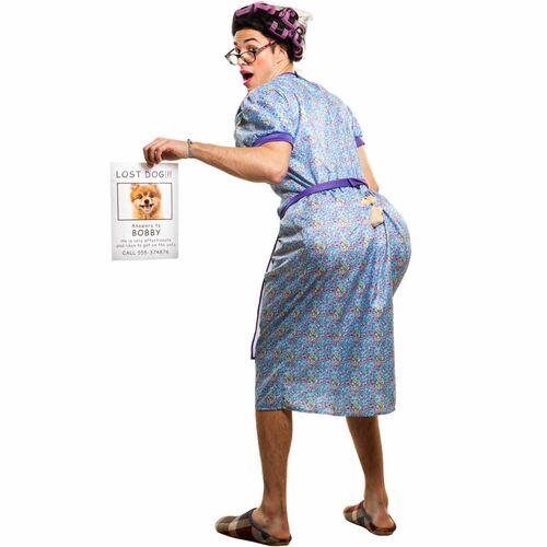 Verzweifelte Oma Kost�m die ihr H�ndchen sucht f�r Herren