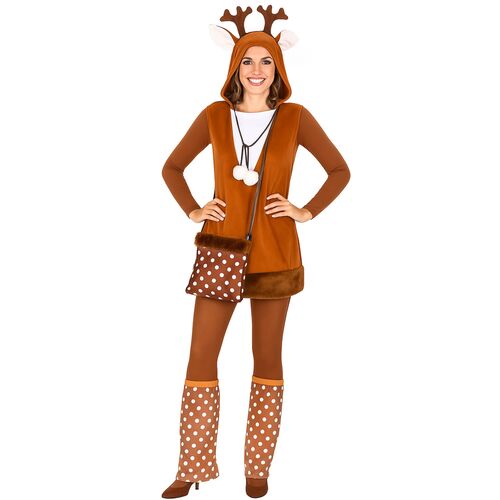 Reh Kost�m Rehlein mit Handtasche f�r Damen