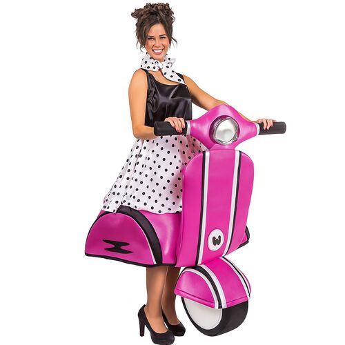 Vespa Kost�m Rollerfahrerin Rockabilly 60er f�r Damen