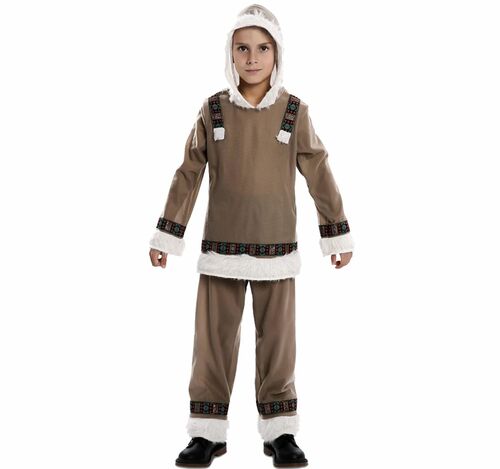 Eskimo Kost�m Inuit Nanuk f�r Kinder