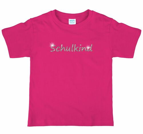 T-Shirt Schulanfang Schulkind mit Glitzer f�r Kinder