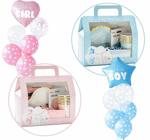 Babyparty Deko Set Babyshower 49-tlg. Party-Zubeh�r