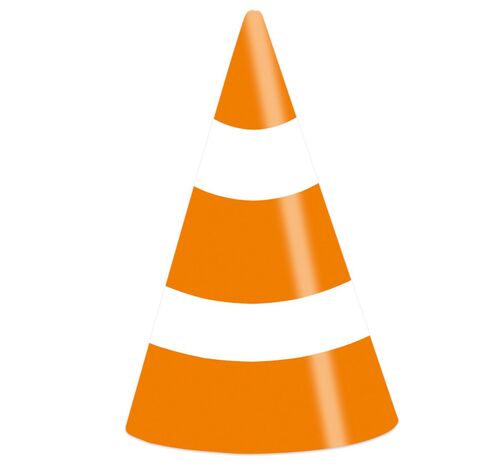 Verkehrskegel Partyh�te 8 St�ck f�r Kinder Geburtstag Party-Zubeh�r