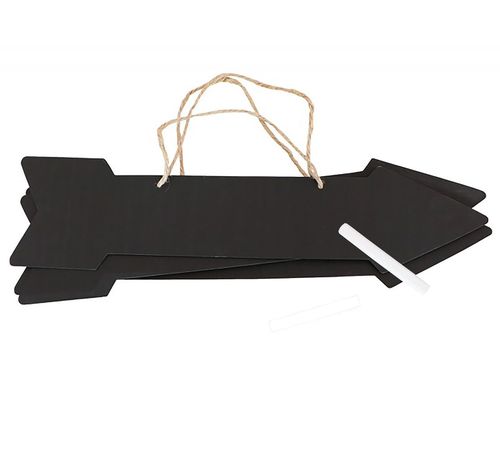 Hochzeit Tafel Wegweiser Geburtstag Deko Pfeil Vintage mit Kreide, 3 St�ck