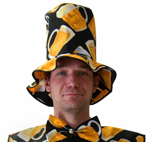 Bier Hut Bierkrug Zylinder Kost�m-Zubeh�r JGA Oktoberfest