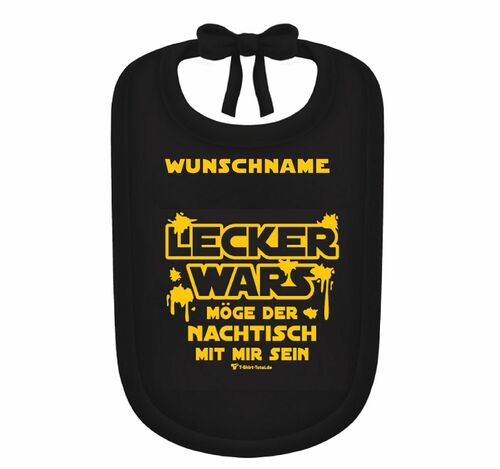 Unisex Baby L�tzchen Lecker wars mit Wunschname Geschenk zur Geburt