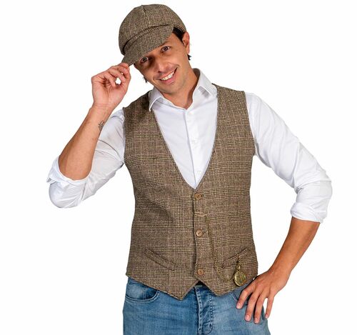 20er Jahre Weste mit Schieberm�tze f�r Herren