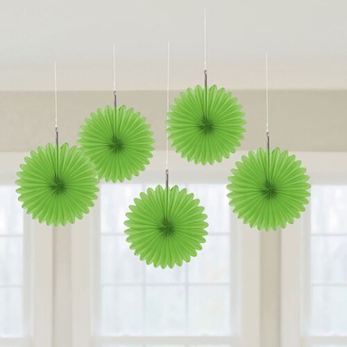 Dekof�cher gr�n Party-Zubeh�r 5 St�ck 15,2 cm