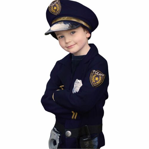 Polizei Kost�m f�r Kinder Polizist Sicher 6 Teile inkl. Zubeh�r