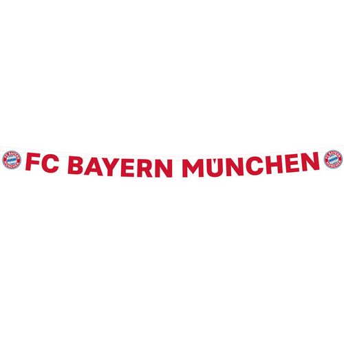 FC Bayern M�nchen Letterbanner 11 x 180 cm Fu�ball Party Kindergeburtstag Deko