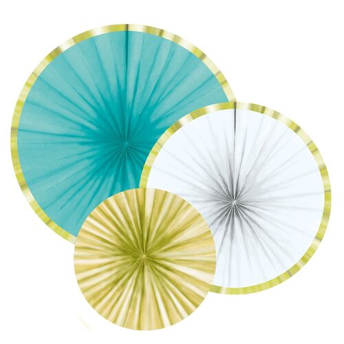 Deko-Fcher Hello Summer Beach Party 3 Stck Party-Deko