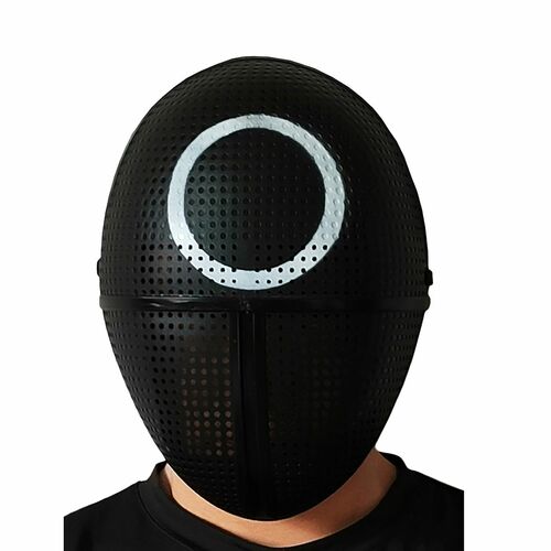 Tintenfisch-Spiel Korean Game Maske Spielleiter Quadrat Dreieck Kreis  