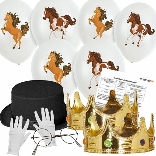 Hochzeits- und Partyspiel Kutscherspiel Sketch f�r 14 Personen Party-Spa�