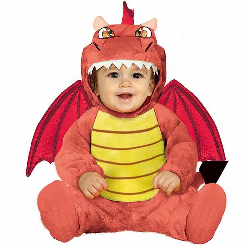Roter Drache Kost�m Feuerdrache Ryu f�r Kinder