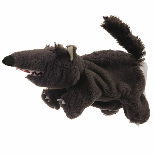 Handpuppe Wolf 30 cm Zubeh�r f�r Puppen- und Kasperletheater
