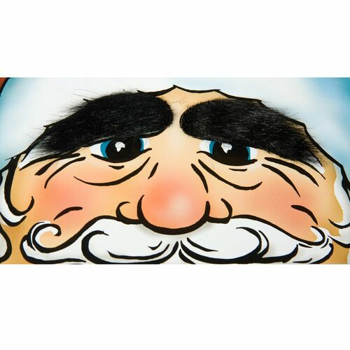 Augenbrauen schwarz Kost�m-Zubeh�r Knecht Ruprecht