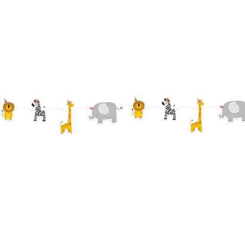 Deko-Banner Safari Party Wilde Tiere Afrika 300 cm lang Party-Zubeh�r