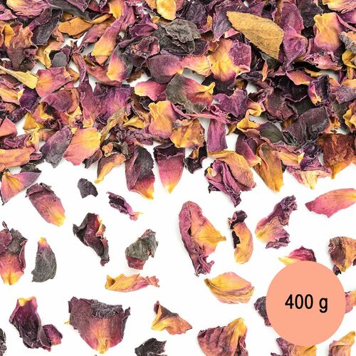 Streu-Deko Hochzeit getrocknete Rosenbl�ten 400 g Farb-Mix