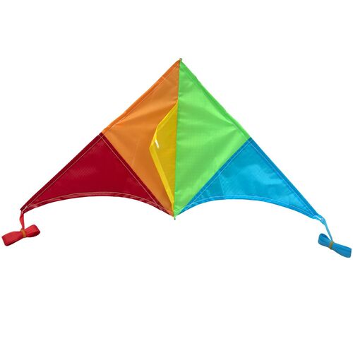 Drache Einleiner bunt Delta Mini  2mm Fiberglas 50x25 cm Flugdrache