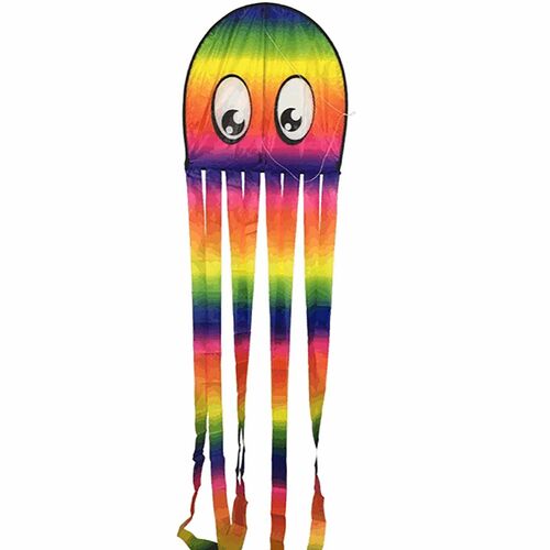 Drache Einleiner Karl Krake bunt 4mm Fiberglas 230x48 cm Flugdrache