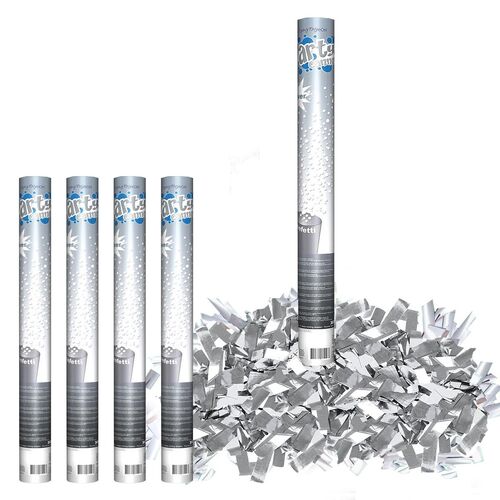 4 Confetti Shooter Konfetti Kanone 60 cm lang Party Popper Geburtstag Hochzeit Deko