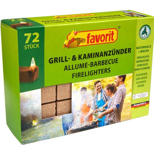 Grill- und Kaminanz�nder aus Naturholz von Favorit