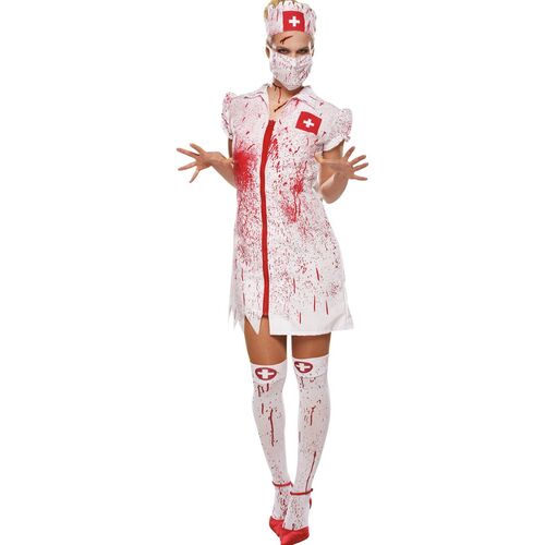 Krankenschwester Kost�m Halloween Bloody Nurse f�r Damen