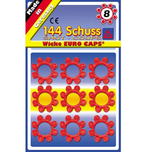 Spielzeug-Munition 8 Schuss-Ring 144 Schuss f�r Revolver & Gewehr
