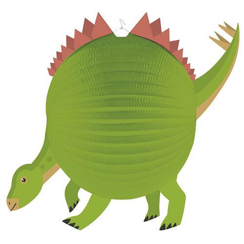Dino Lampion aus Papier 25 cm Dinosaurier Stegosaurus Laternenumzug