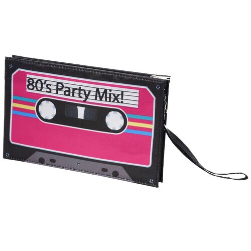 Handtasche Kassette 80s Party Mix Tasche 80er Kost�m-Zubeh�r f�r Damen