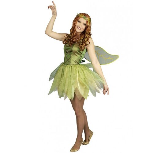Fee Kost�m Elfe des Waldes Flora f�r Damen