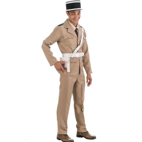 Polizei Kost�m Gendarme De Saint-Tropez mit Hut f�r Herren