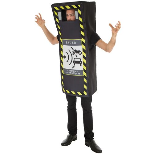 Blitzer Kost�m Radarkontrolle f�r Erwachsene
