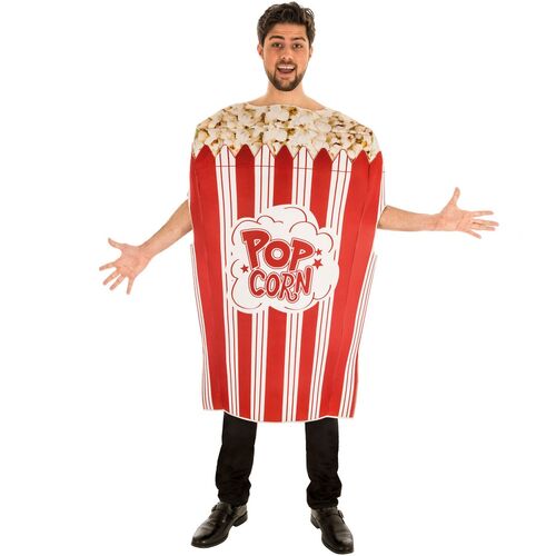Popcorn Kost�m Popcorn-T�te f�r Erwachsene