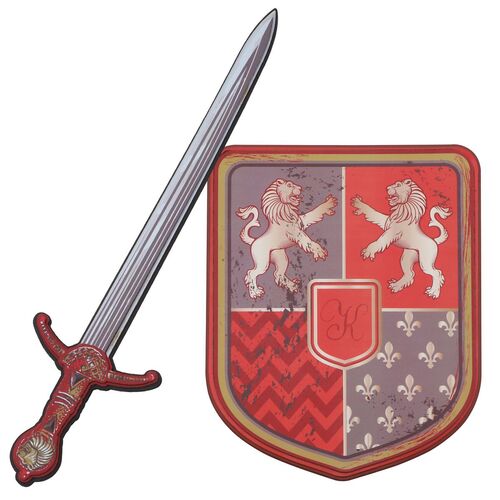Ritter-Set Schwert & Schild Leo L�wenherz aus Schaumstoff f�r Kinder