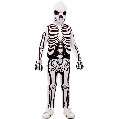 Halloween Skelett Kost�m Bones mit Maske f�r Kinder