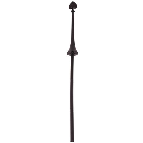 Spielkarten Stab Herz Spazierstock Schwarz 139 cm 4-teilig f�r Erwachsene