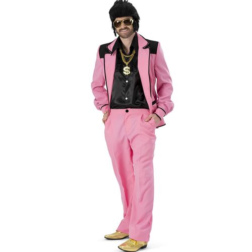 50er Jahre Kost�m Rock n Roll Pink Perfection Disco Dude f�r Herren