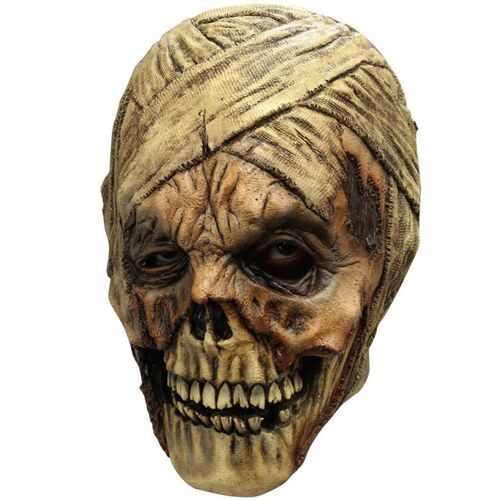 Mumien Maske Deluxe Halloween Mumifizierte Maske f�r Erwachsene