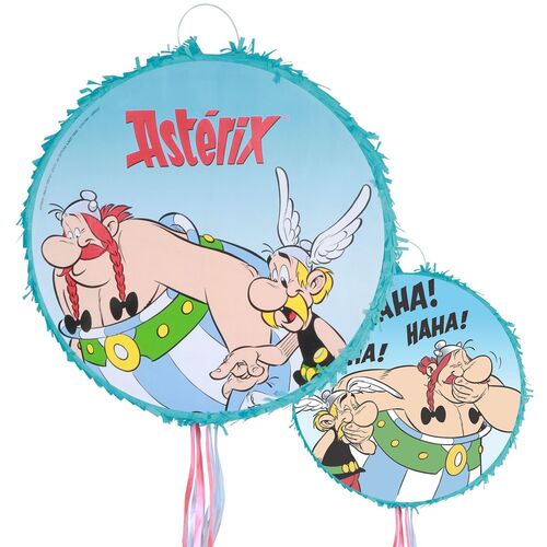Asterix und Obelix Pinata rund 40 cm blau Comic Party-Zubeh�r Deko
