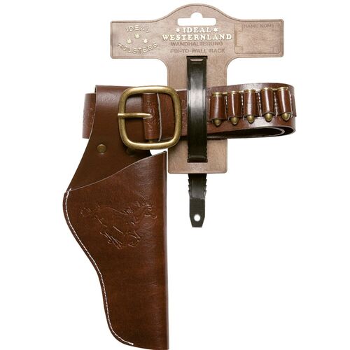 Cowboy G�rtel verstellbar aus Kunstleder & Metall inkl. Holster